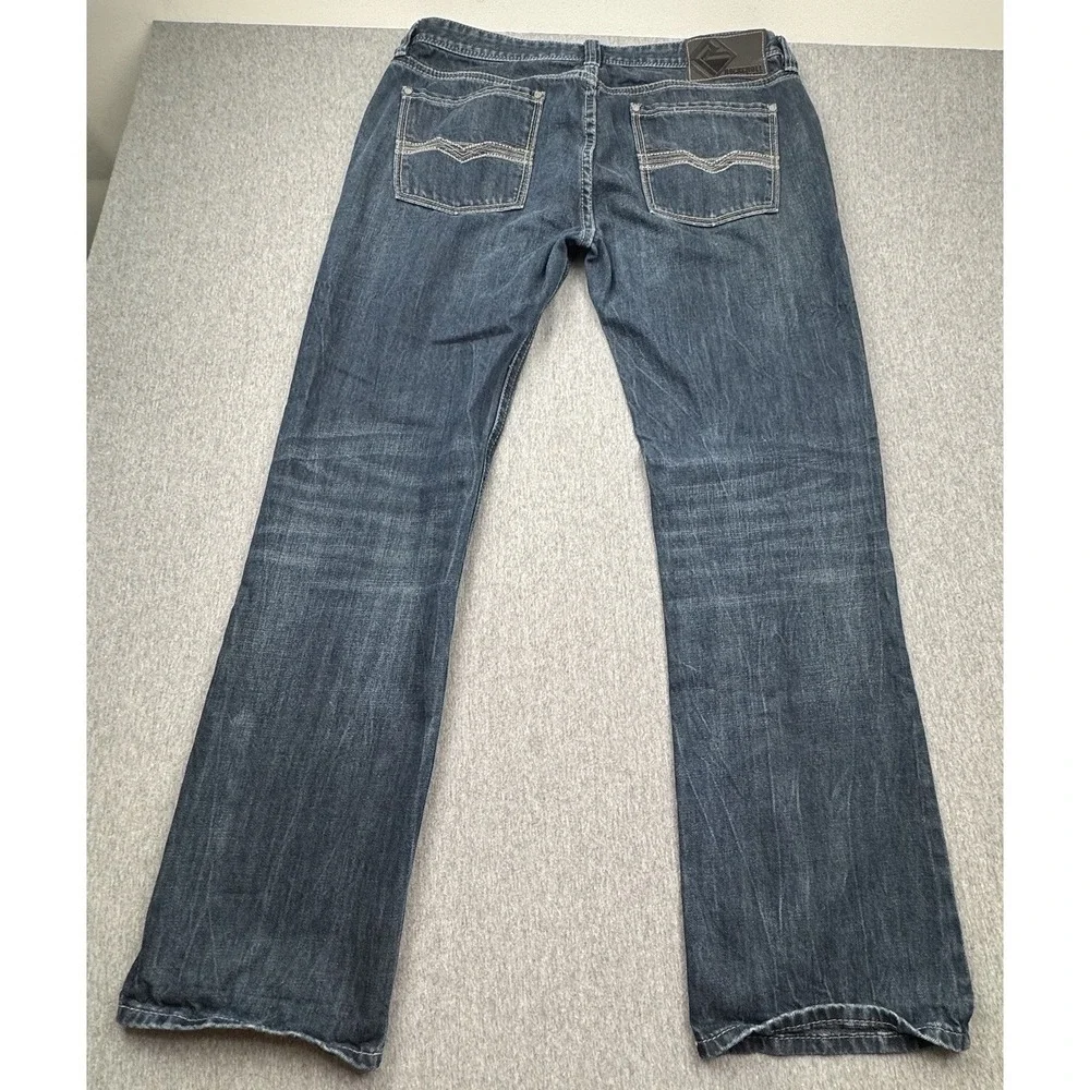 Rock&Roll Denim Jeans Revolver Slim Straight Leg Men's Sz 38x34 Western Cowboy‎